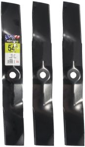 MaxPower 561816B 3-Pack Black 54-inch John Deere Lawn Mower Mulching Blades